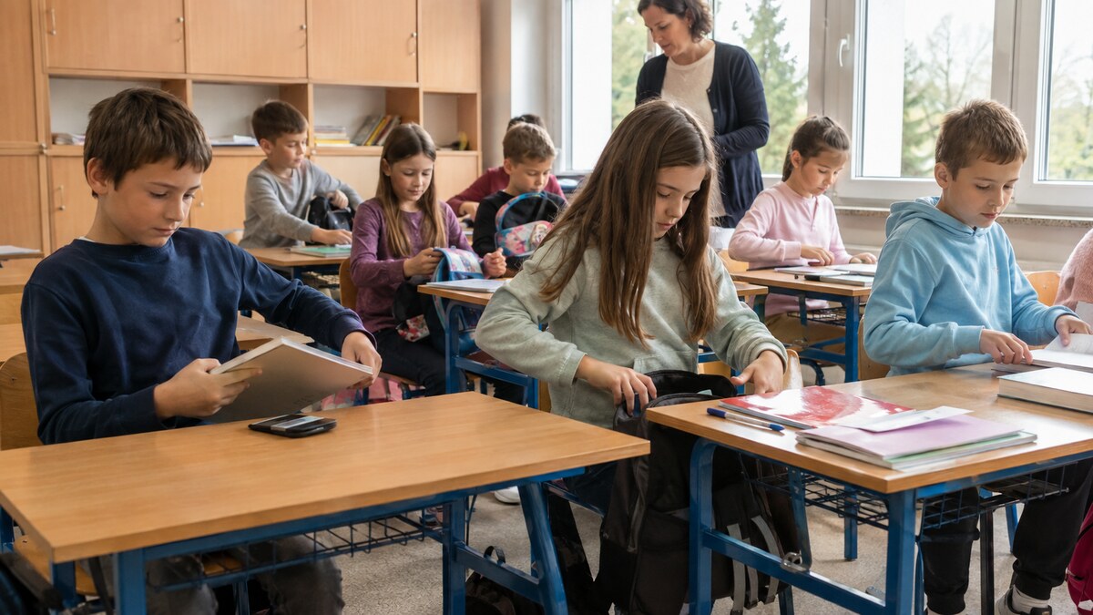 Учитель допомагає дитині зрозуміти письмове завдання в зошиті